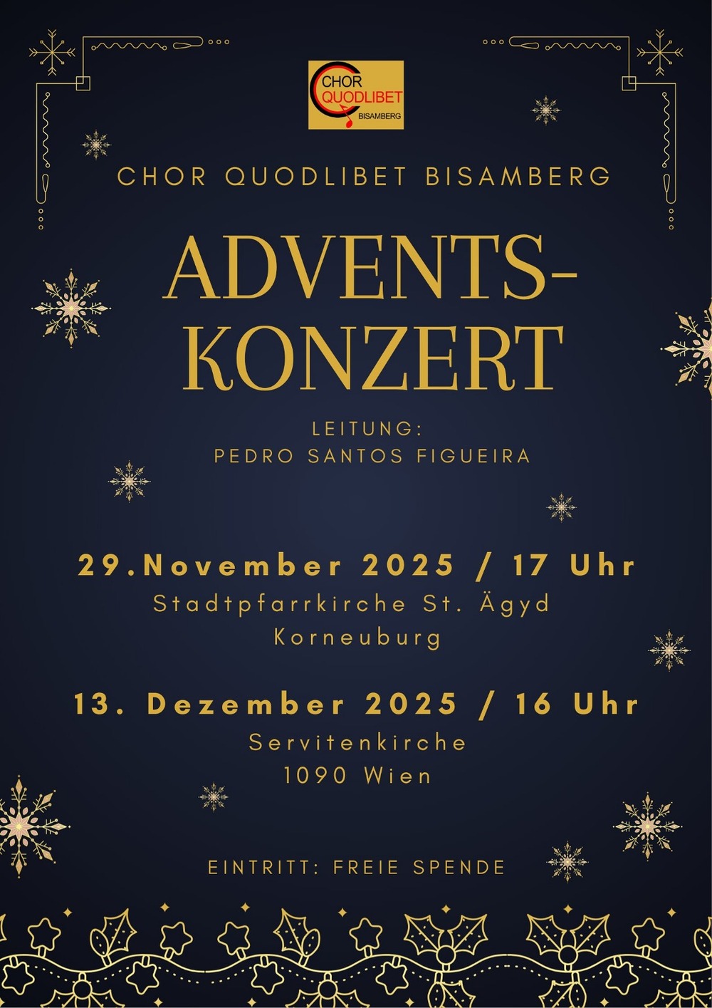 Adventkonzert / Chor Quodlibet Bisamberg