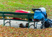 Obdachloser im Park/bilderbox.com