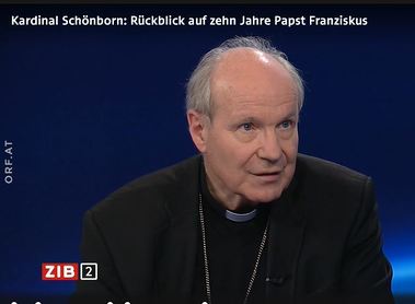 Kardinal Schönborn in der Zib2 am 12. März