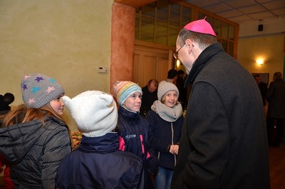 Begegnung mit dem Bischof