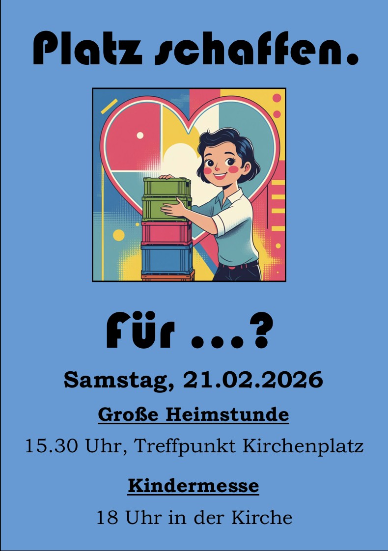 Platz schaffen für....?