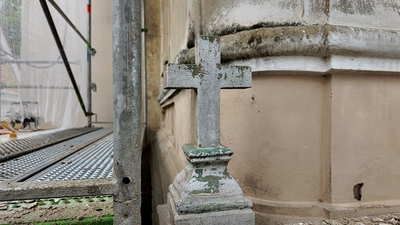 Hochdruckreinigung der Fassade
