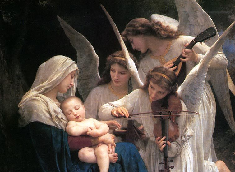 Song of the Angels - W. A. Bouguereau (1825-1905)
