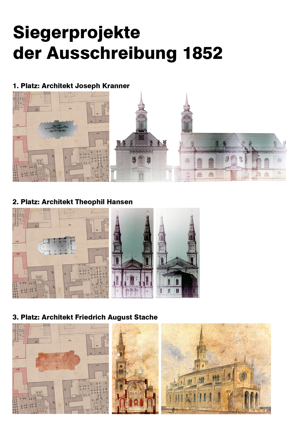 Siegerprojekte der Ausschreibung 1852