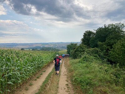 Pilger machten Station in Asparn/Zaya