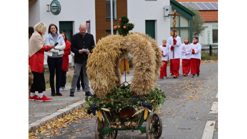 Erntedankfest / vm + gp Danken für das letzte Jahr