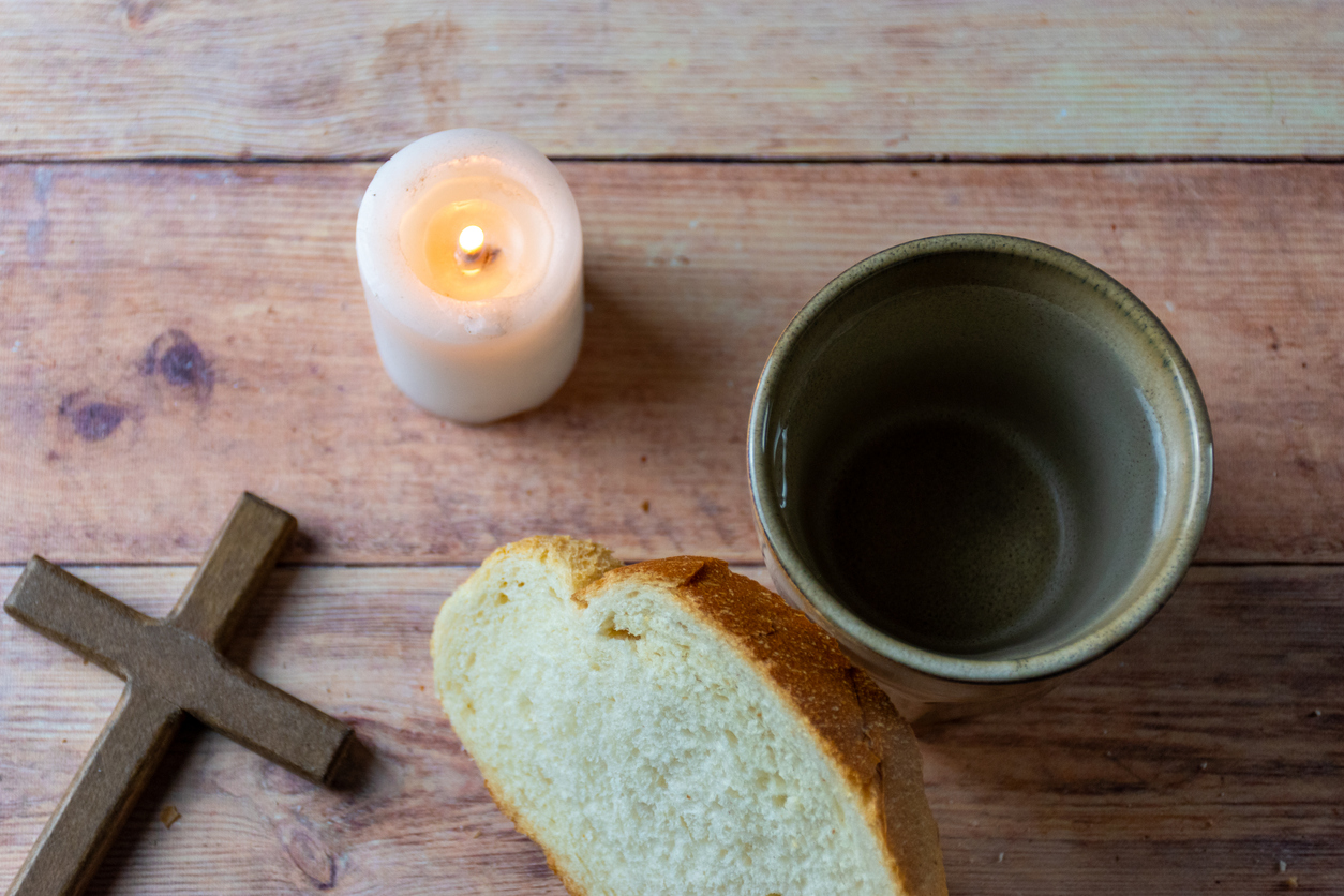 Lent season - bread and water