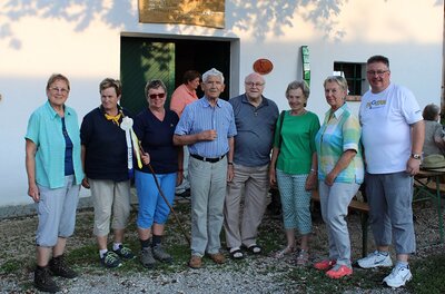 Pilger machten Station in Asparn/Zaya