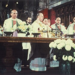 Weihbischof Helmut Krätzl bei seiner Bischofsweihe am 20.11.1977