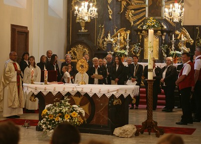 Fronleichnamsfest in Asparn/Zaya