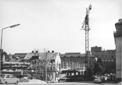 Blick auf die Baustelle