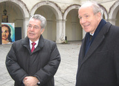 Stefan Hauser / Bundespräsident Fischer/Kardinal Schönborn