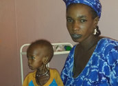 Kinder im Senegal: An Hunger stirbt man leise. Foto: caritas