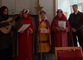 Unsere Sternsinger unterwegs