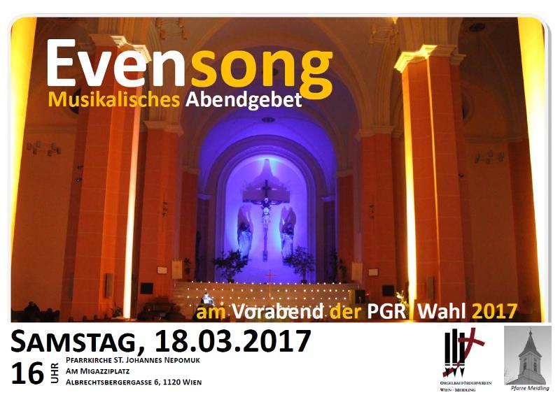 Evensong 18.03.2017