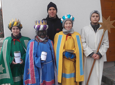 Sternsinger in Gnadendorf unterwegs