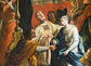 Die Vermählung Mariens von Antal (Anton) Schmid; hl. Maria, Josef, Hohepriester,Hohepriester; 'MariäVermählung'
