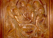 14. Station: Jesus wird ins Grab gelegt.