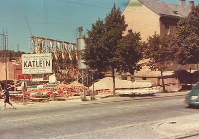 Beginn des Kirchenneubaus