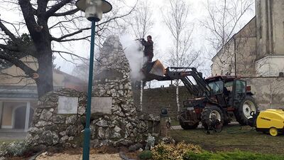 Gnadendorfer Bevölkerung säuberte öffentliche Plätze