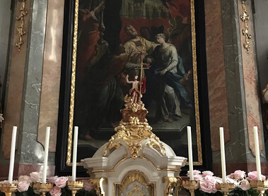 Altar in der Curhaus-Kapelle am Stephansplatz