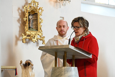 Gottesdienst in der Kirche Gnadendorf