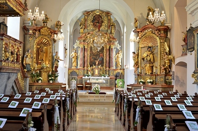 Feier der Erstkommunion in der Pfarre Gnadendorf