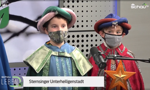 Unterheiligenstädter Sternsinger in Schau-TV