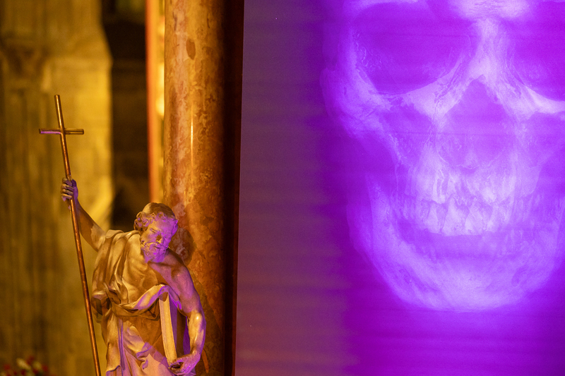 Provokante Kunst das Hellwein Fastentuch im Stephansdom