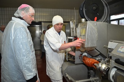 Besuch Wurstproduzent Hiess