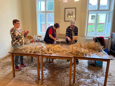 Vorbereitungsarbeiten im Pfarrhof in Wenzersdorf