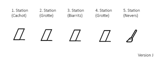 Aufstellmöglichkeit für die Ausstellung nur im Innenbereich