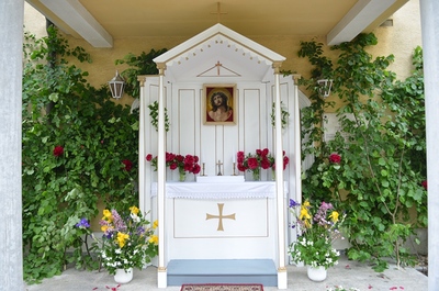 Renovierung Fronleichnamsaltar