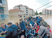 Hochwasser: Gemeinsamer Appell von Schönborn, Bünker, Arsenios. Foto: www.caritas.at