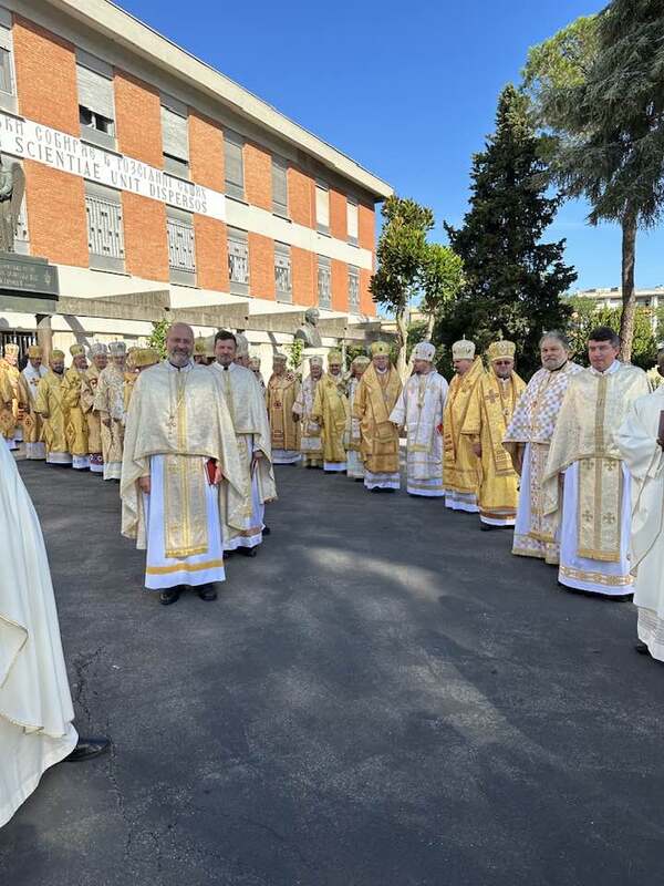 Teilnehmer der Synode