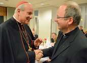 Kardinal Schönborn mit Benno Elbs im Jahr 2012/kathbild.at/rupprecht