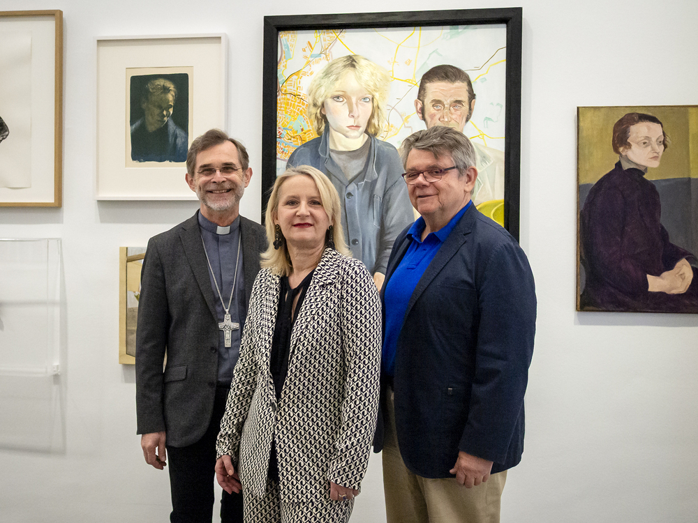 ÖGB Präsident Katzian und Erzbischof Grünwidl besuchten Ausstellung im Dom Museum Wien „Alles in Arbeit“