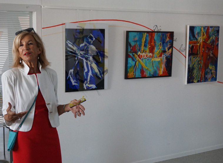 Künstlerin Hannah Schwanzer