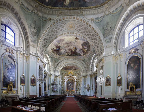 Schubertkirche in Lichtental - ein Barockjuwel.