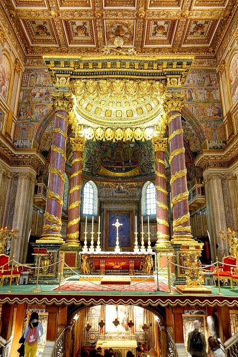 Der Altar von Santa Maria Maggiore