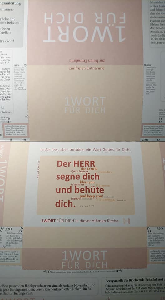 Aus einem gefalteten A3-Bogen ...