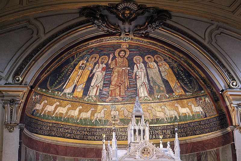 Die alten Mosaike laden zu betrachtendem Gebet ein.